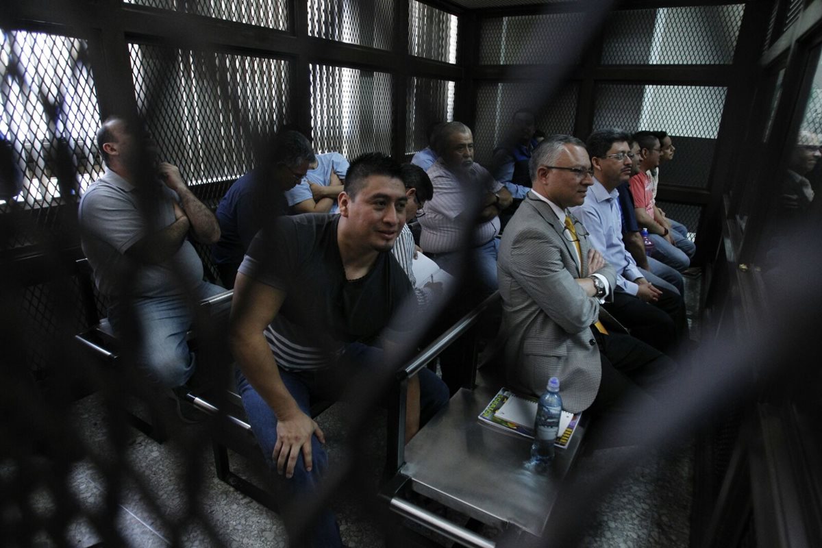 La audiencia por el caso La Línea, fue reprogramada hasta el 28 de septiembre. (Foto Prensa Libre: Paulo Raquec)