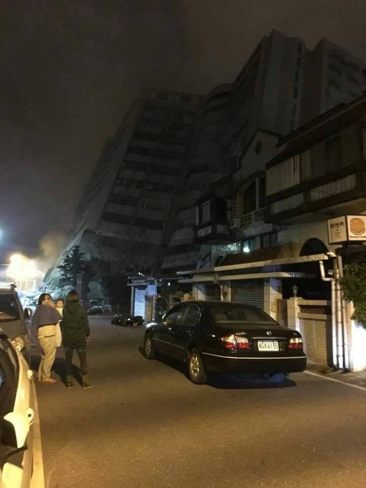 El terremoto registrado el martes último en Taiwán dejó al menos seis muertos y más de 200 heridos. (Foto Prensa Libre: Cortesía)