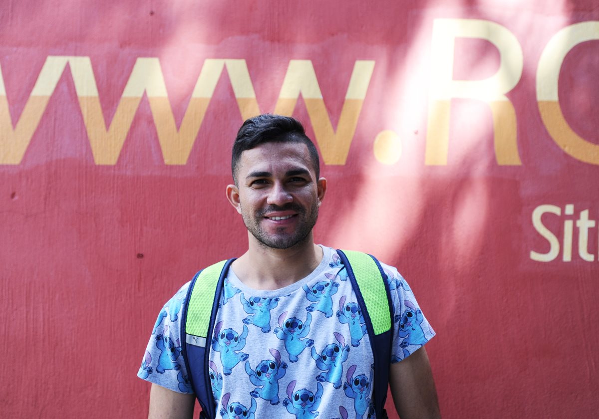 Bryan Lemus luce feliz en su etapa como jugador de Municipal. (Foto Prensa Libre: Francisco Sánchez)