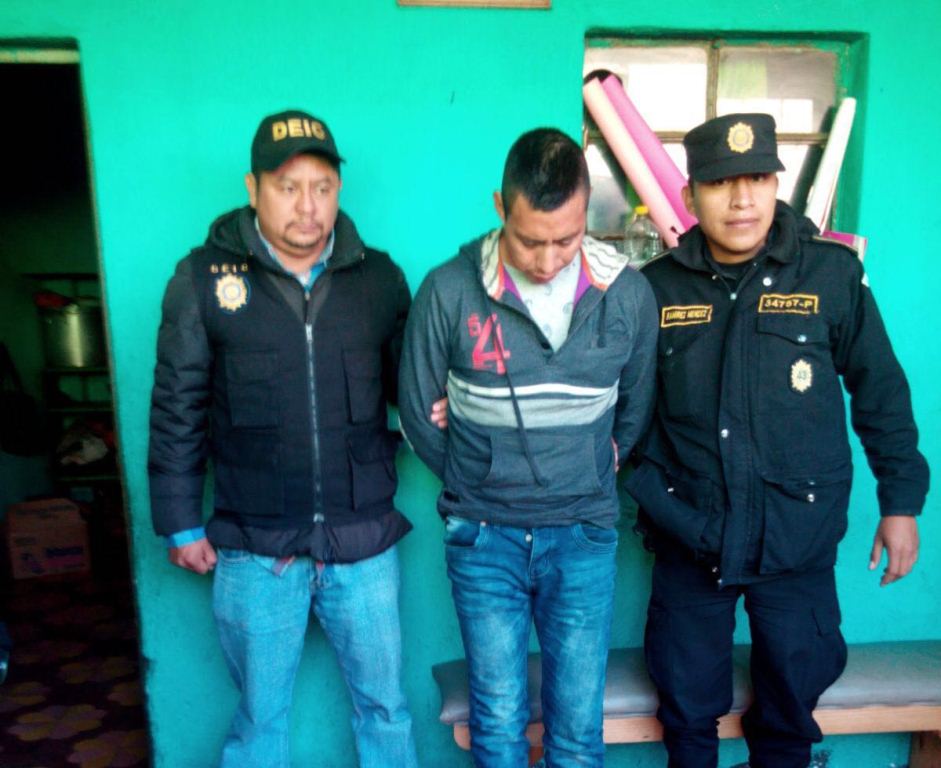 Sindicado de haber atentado en contra del jefe edil de Santiago Chimaltenango. (Foto Prensa Libre: PNC).