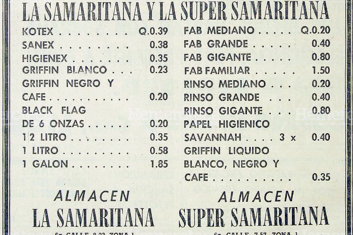 Anuncio de ofertas de un extinto supermercado, en 1966. (Foto: Hemeroteca PL)