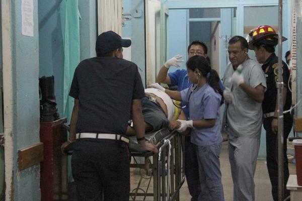 Estuardo López Barrios murió tras ser herido de bala en el torax. (Foto Prensa Libre: Alexánder Coyoy)