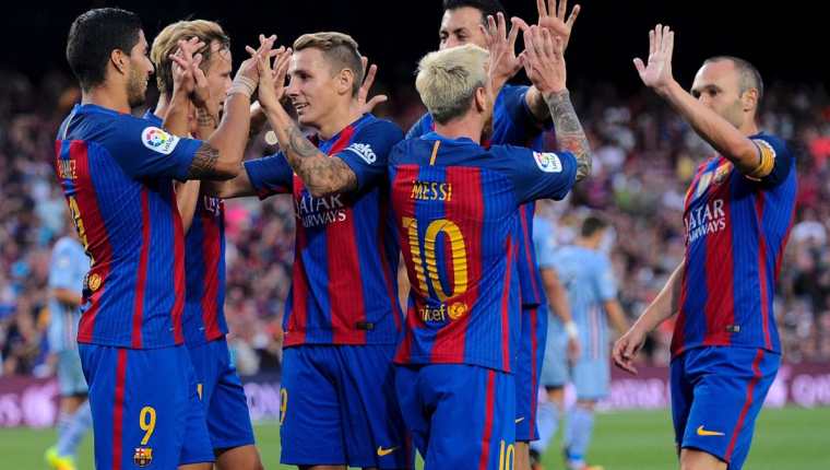 Barcelona tuvo una buena presentación frente a su afición. (Foto Prensa Libre: AP)