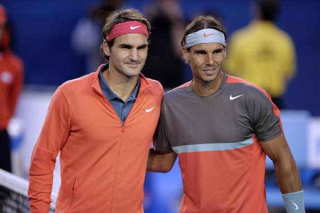 Roger Federer y Rafael Nadal siguen demostrando su gran potencial. (Foto Prensa Libre: AP)