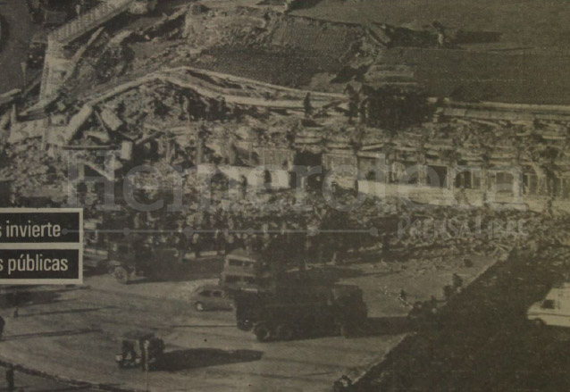 Un hospital en San Angelo, Italia fue devastado por la magnitud del terremoto de 1980. (Foto: Hemeroteca PL)