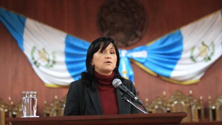 Gloria Porras asumió la presidencia de la Corte de Constitucionalidad en abril del 2020. (Foto Prensa Libre: Hemeroteca PL) 