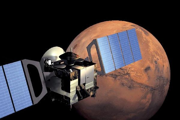 La sonda Mars Express, una misión de exploración de la Agencia Espacial Europea, se acercará más que nunca a Fobos, la mayor luna de Marte (Foto Prensa Libre: EFE)