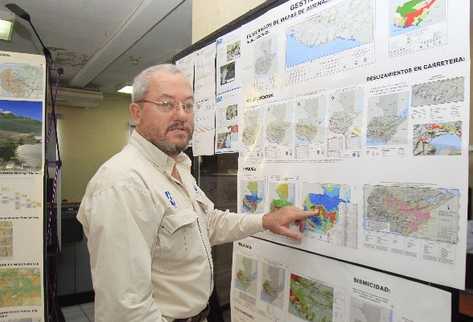 Miguel Duro,  director del Departamento de Información Geográfica, Estratégica y Gestión de Riesgos del Maga.