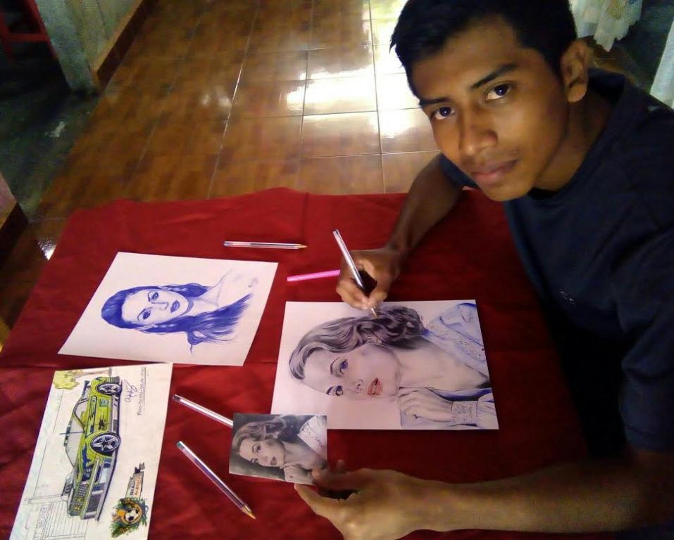 Eduardo Niz asegura que retratar a una persona a la perfección requiere unas 24 horas. (Foto Prensa Libre: Colaboración).