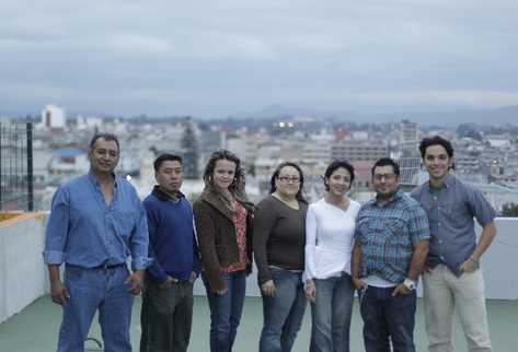 El equipo  de Arte de Prensa Libre: Mynor Álvarez, Benildo Concoguá, Ástrid Méndez, Itza Franco, Rosana Rojas, Billy Melgar y Julio Lago.
