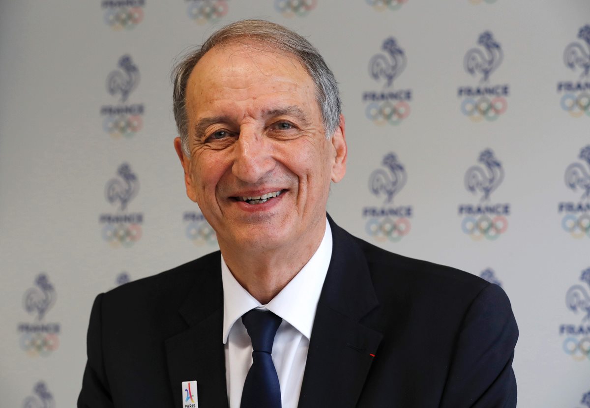 Denis Masseglia sonríe luego de ser reelegido como Presidente del Comité Olímpico Francés. (Foto Prensa Libre: AFP)