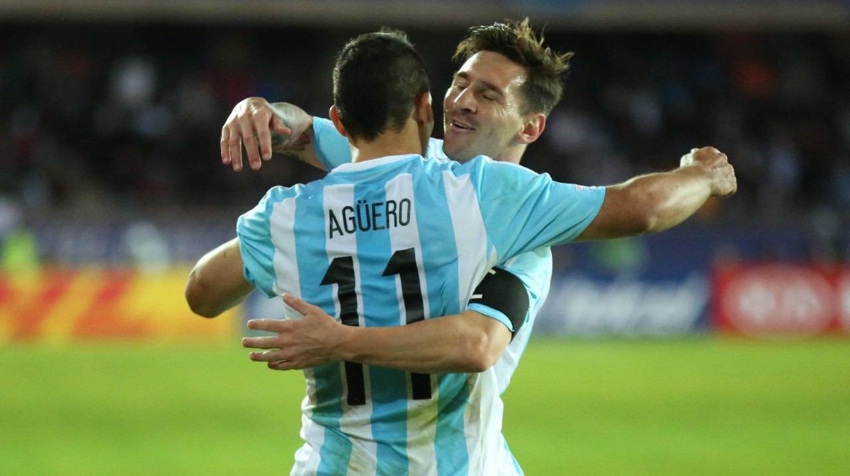 Messi y Agüero volverán a jugar juntos en la selección de Argentina. (Foto Prensa Libre: Hemeroteca PL)