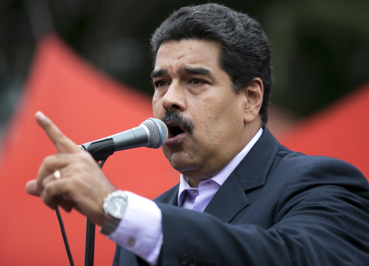 Nicolás Maduro, presidente de Venezuela, pide a Obama que "rectifique". (Foto Prensa Libre: AP).