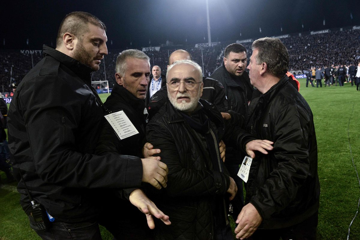 No es la primera vez que el club griego es acusado de violencia en el futbol. (Foto Prensa Libre: AFP)