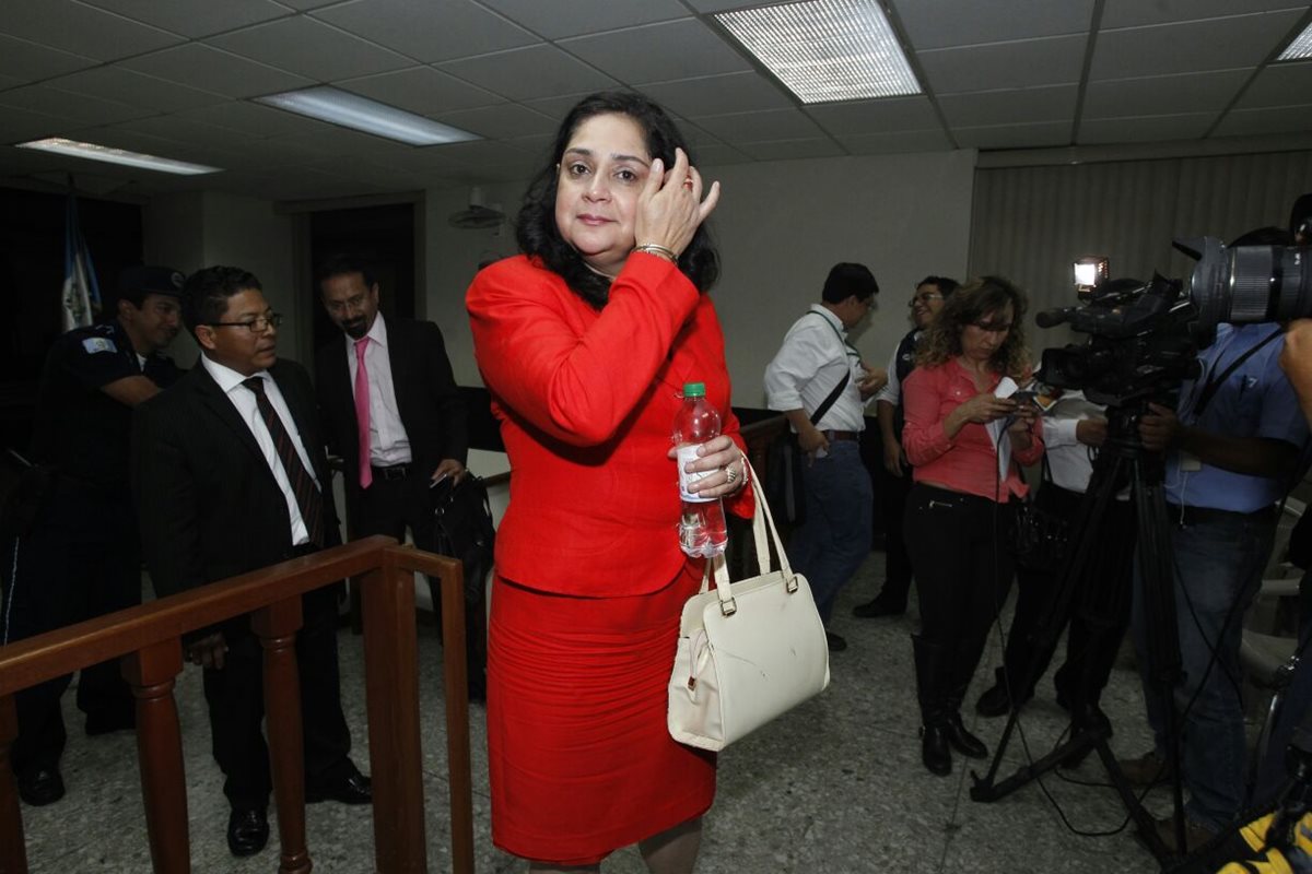 La juez Jisela Reinoso fue detenida por lavado de dinero el 22 de septiembre de 2015.(Foto Prensa Libre: Hemeroteca PL)