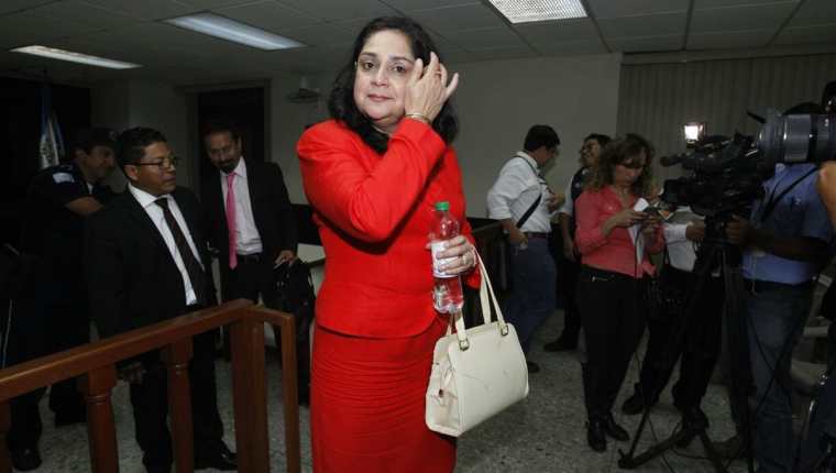 La juez Jisela Reinoso fue detenida por lavado de dinero el 22 de septiembre de 2015.(Foto Prensa Libre: Hemeroteca PL)