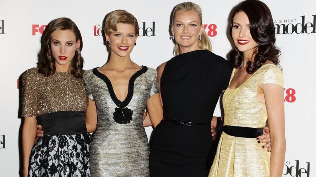 Kelsey Martinovich, Sophie Van Den Akker, Sarah Murdoch y Amanda WareKelsey Martinovich (extrema izquierda) pensó que era la futura modelo de Australia, pero el "título" fue para Amanda Ware (extrema derecha). GETTY IMAGES