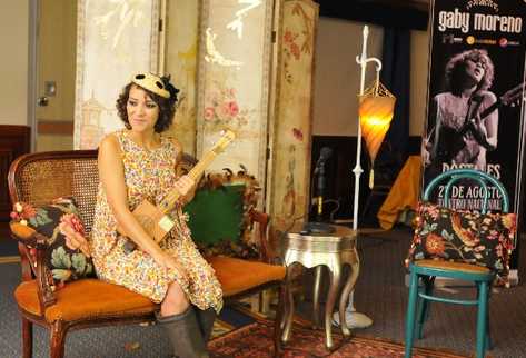 Gaby Moreno, cantautora nacional.