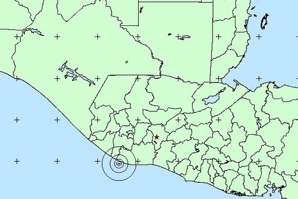El sismo tuvo su epicentro en la costa de Escuintla. (Foto Prensa Libre: Insivumeh)
