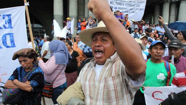 Cnoc, Codeca y Uvoc, son algunas de las organizaciones que este miércoles realizarán manifestaciones en todo el país. (Foto Prensa Libre: Hemeroteca PL)