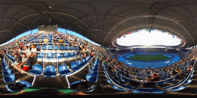 Vista de 360º del Estadio Olímpico en Río de Janeiro, donde se disputarán las finales de pista y campo. (Getty)