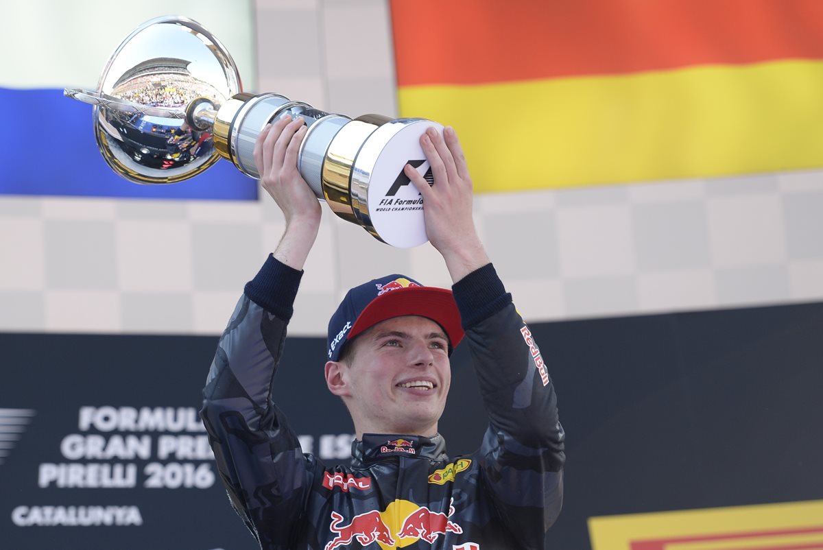 Verstappen marcó un hito histórico en la Fórmula Uno. (Foto Prensa Libre: AFP)