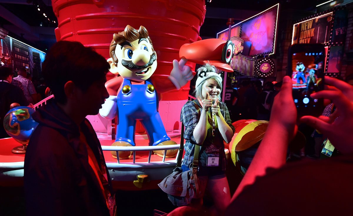Mario, ícono de Nintendo, tendrá una nueva entrega, ahora para la Nintendo Switch (Foto Prensa Libre: AFP).