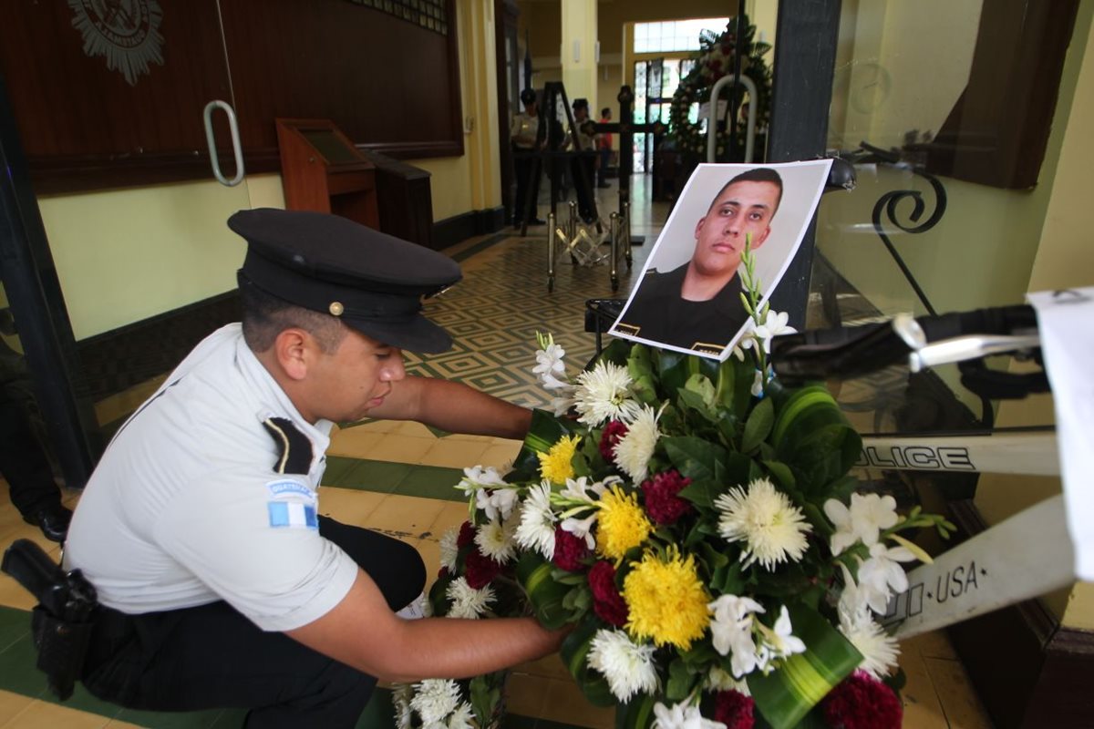 El agente de la PNC Arístides García tenía ocho años de servicio.