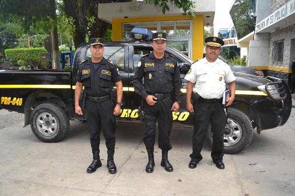 Nuevos jefes  policiales de El Progreso