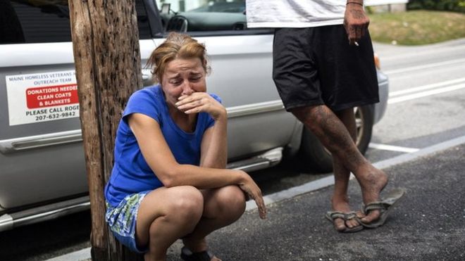 Portland es una de las ciudades de EE. UU. donde es más evidente la presencia de personas sin hogar. GETTY
