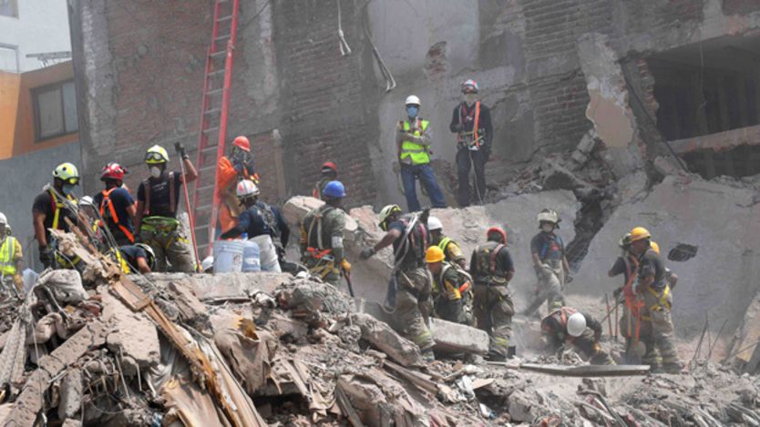Como en el terremoto de México, las placas tectónicas pueden explicar por qué ocurren los terremotos. AFP