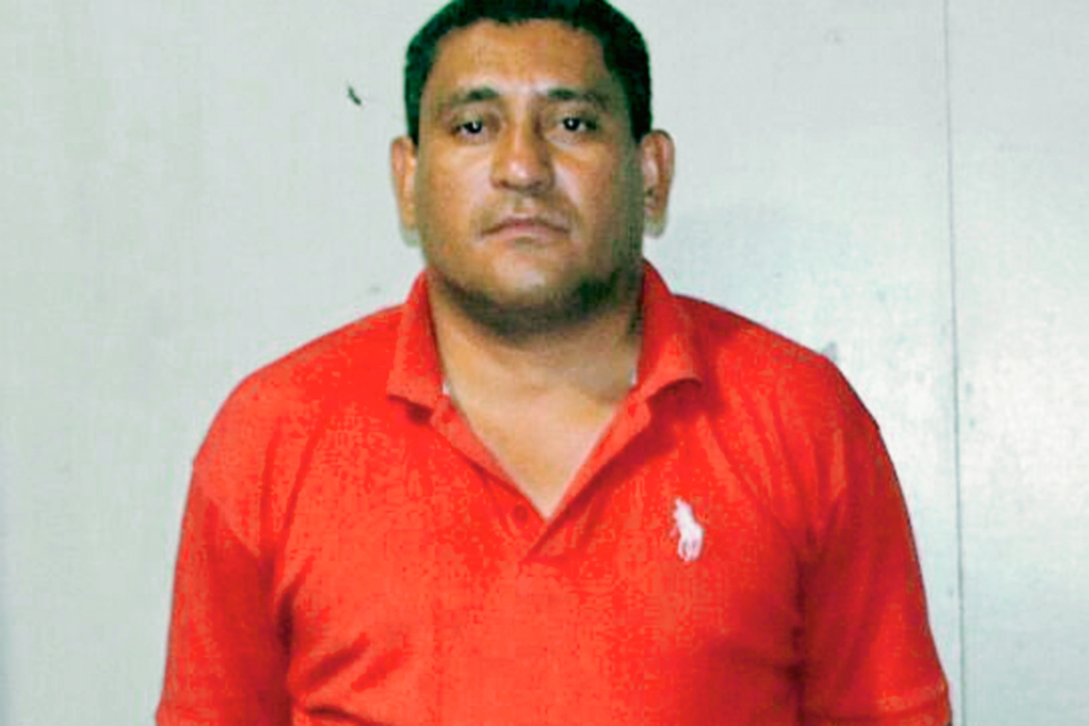 José Antonio  Sanabria Martínez, de 41 años, acusado de secuestro en Honduras (Foto Prensa Libre: Rigoberto Escobar)