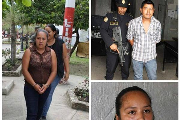 Los detenidos son Neydi Xiomara García Cordón, de 22 años, y Alex Calixto Pérez Hernández, 23. (Foto Prensa Libre: Walfredo Obando).