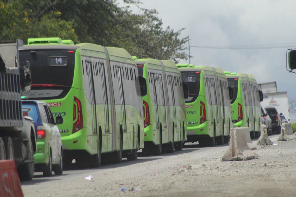 La comuna capitalina inaugurará una nueva línea del Transmetro. (Foto Prensa Libre: Hemeroteca PL)