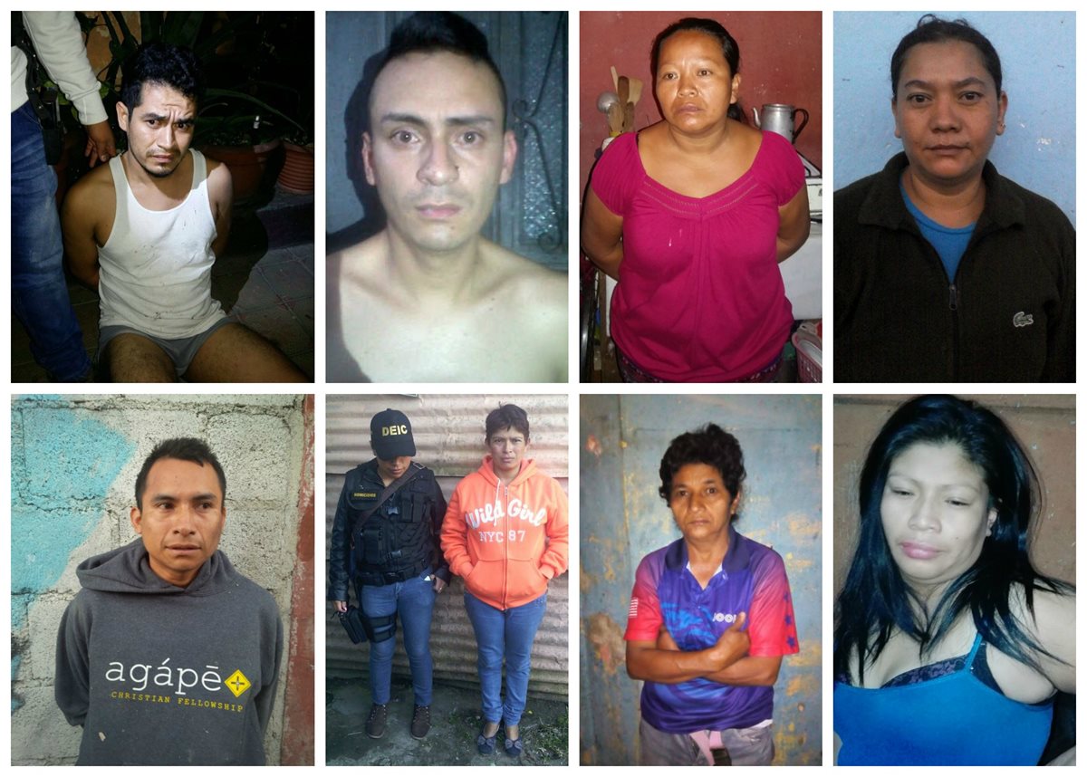 Al menos diez personas han sido detenidas por las fuerzas de seguridad durante los operativos. (Fotos Prensa Libre: PNC)