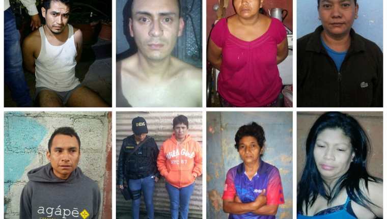 Al menos diez personas han sido detenidas por las fuerzas de seguridad durante los operativos. (Fotos Prensa Libre: PNC)