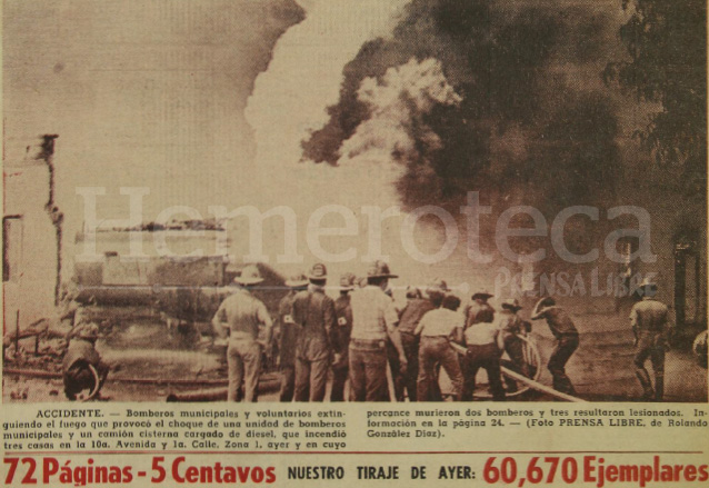 Detalle de la portada de Prensa Libre del 13/08/1971. (Foto: Hemeroteca PL)