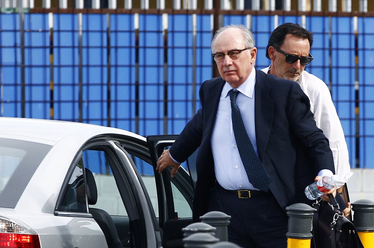 Rodrigo Rato, exdirector del FMI, es procesado en España por corrupción. (Foto Prensa Libre: AFP)