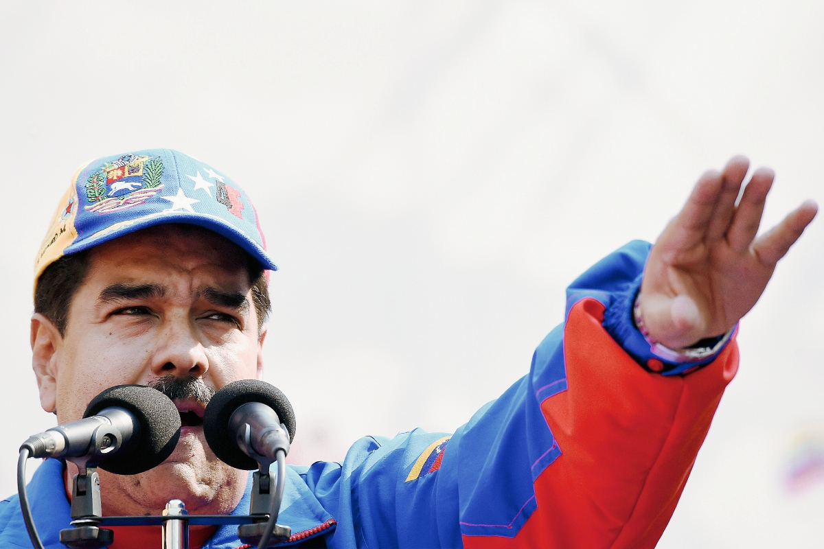 Maduro culpó a EE. UU. de estar involucrado en el plan para matarlo. (Foto Prensa Libre: AFP).