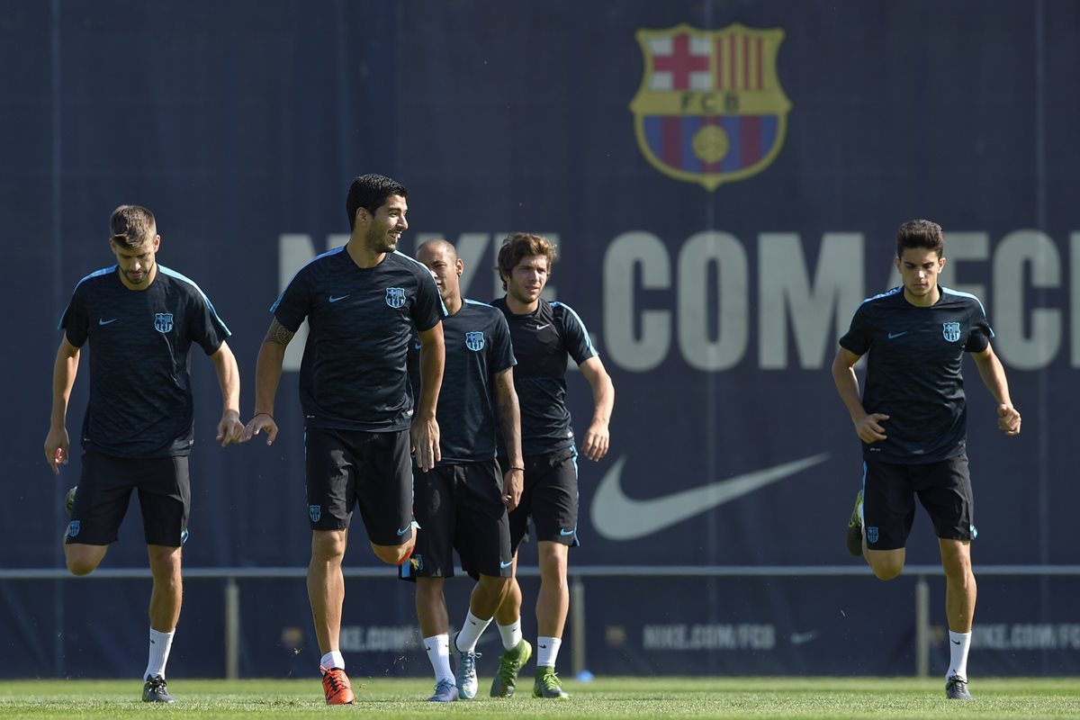 Pese a la ausencia de Leo Messi, el equipo mantiene el buen humor y grandes esperanzas. (Foto Prensa Libre: AFP)