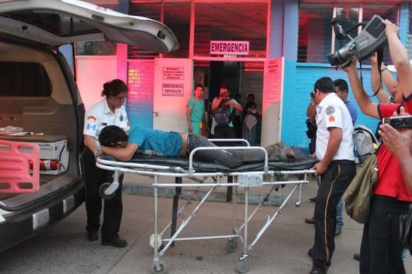 Un hombre fue baleado en un sector de Tecún Umán, San Marcos. (Foto Prensa Libre: Alexander Coyoy)<br _mce_bogus="1"/>