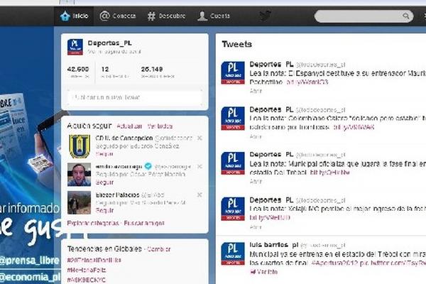 La cuenta @tododeportes_pl es el Twitter de información deportiva más seguido en Guatemala. (Foto Prensa Libre)