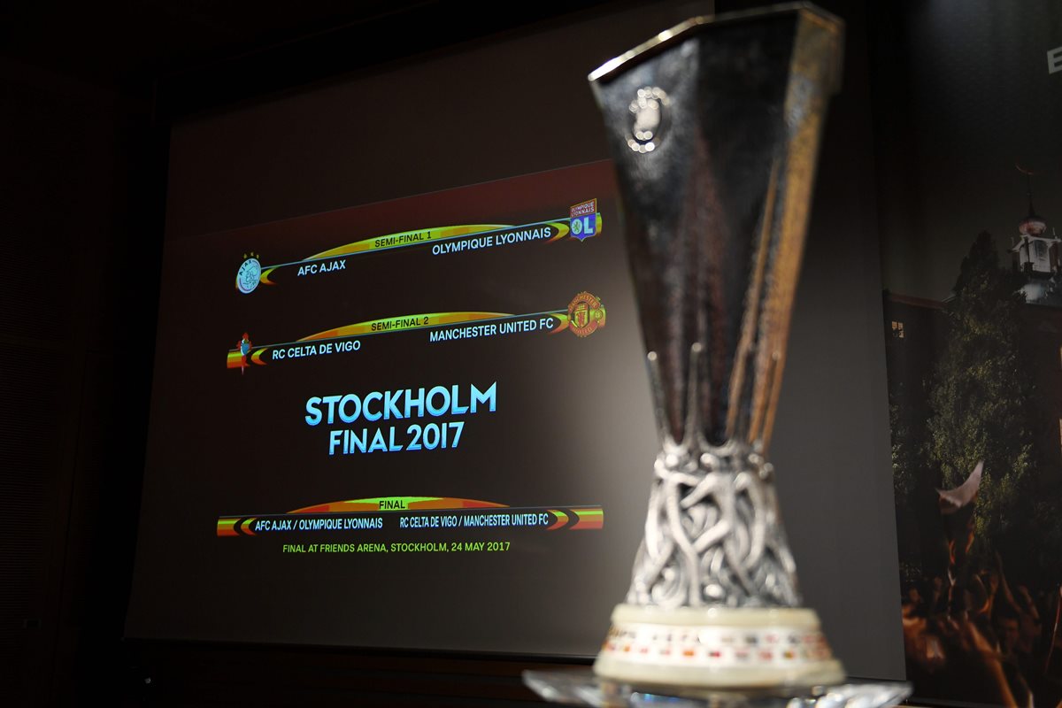 Los juegos de ida de la Europa League se disputarán el 4 de mayo y los de vuelta el día 11. (Foto Prensa Libre: AFP)