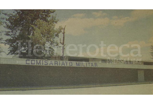 Fachada del antiguo Comisariato Militar ubicado en la zona 5. (Foto: Hemeroteca PL)