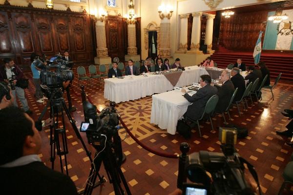 A la reunión del Gabinete Económico, en el Palacio Nacional de la Cultura, no acudió la vicepresidenta Roxana Baldetti.