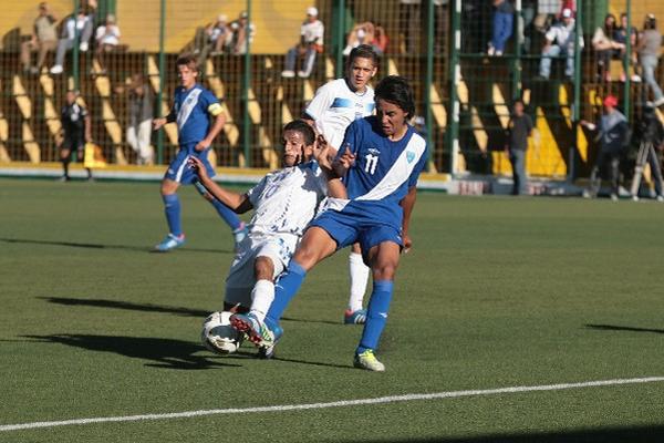 La selección Nacional Sub 17 disputará hoy, contra Costa Rica, el duelo por el segundo lugar. (Foto Prensa Libre: Norvin Mendoza)