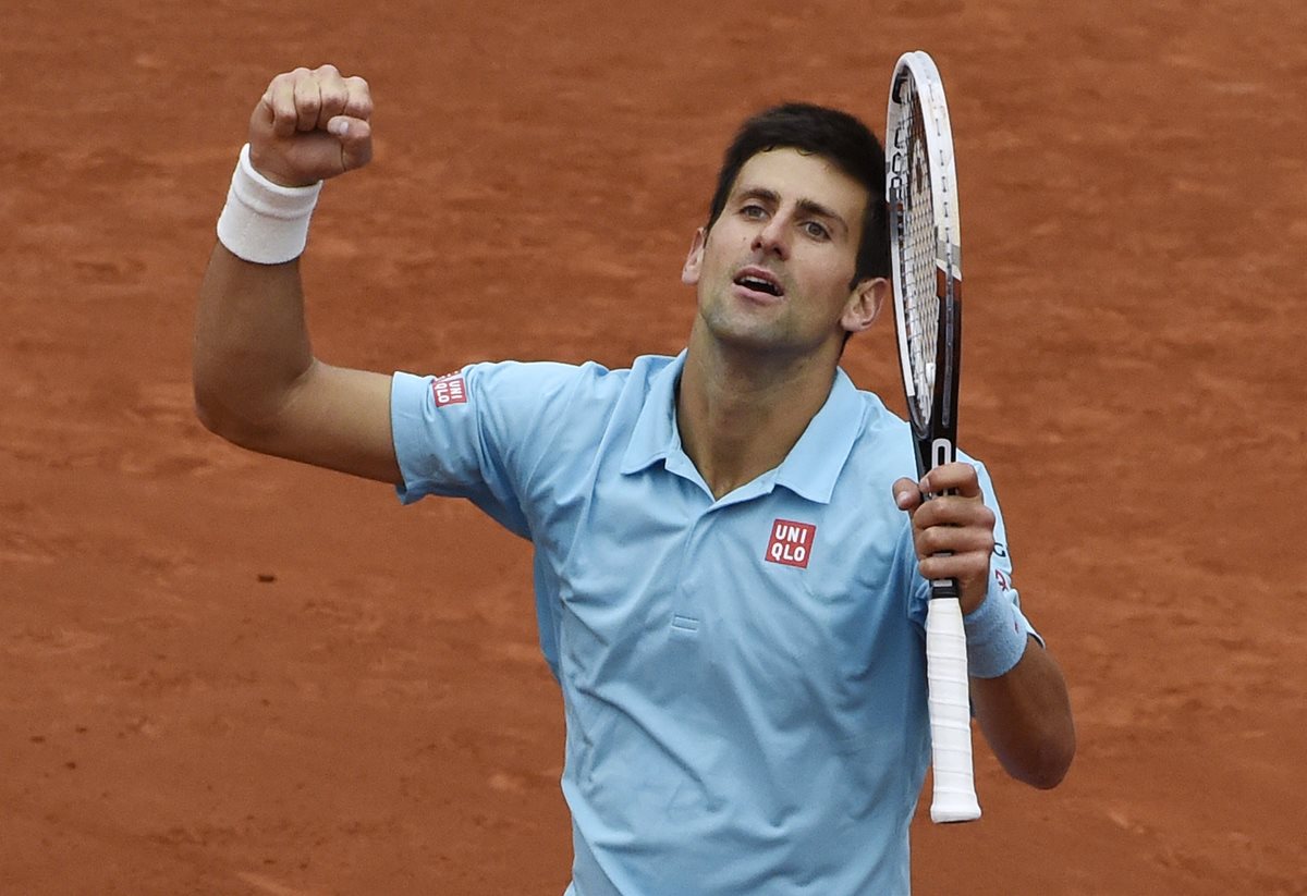 Tenistas serbio Novak Djokovic, cierra el 2015 de forma brillante. (Foto Prensa Libre: AFP).