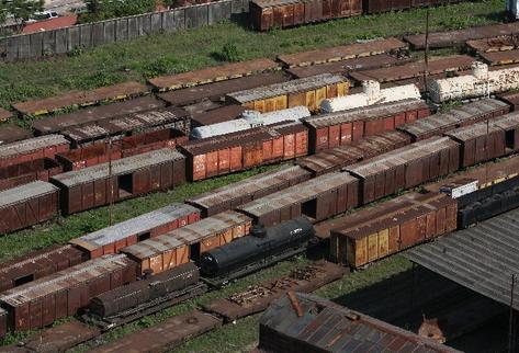 El centro administrativo del Estado estaría ubicado en la antigua estación central del tren. (Foto Prensa Libre: Hemeroteca PL)