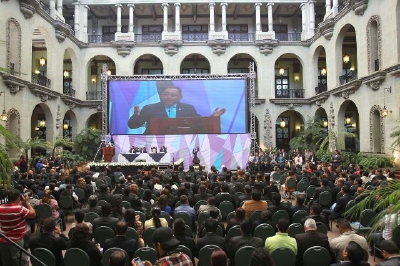 Mauricio López  Bonilla presenta la Política Nacional de Reforma Penitenciaria 2014-2024, en el Palacio Nacional.