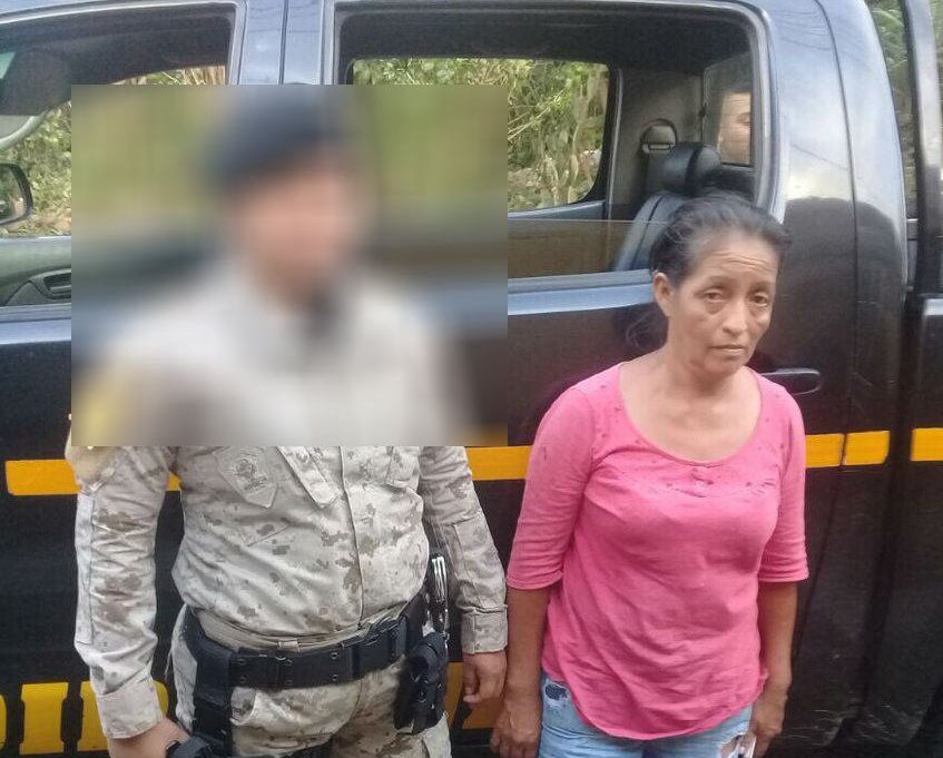 Esperanza Miranda fue detenida por la Policía: (Foto Prensa Libre: Mingob)